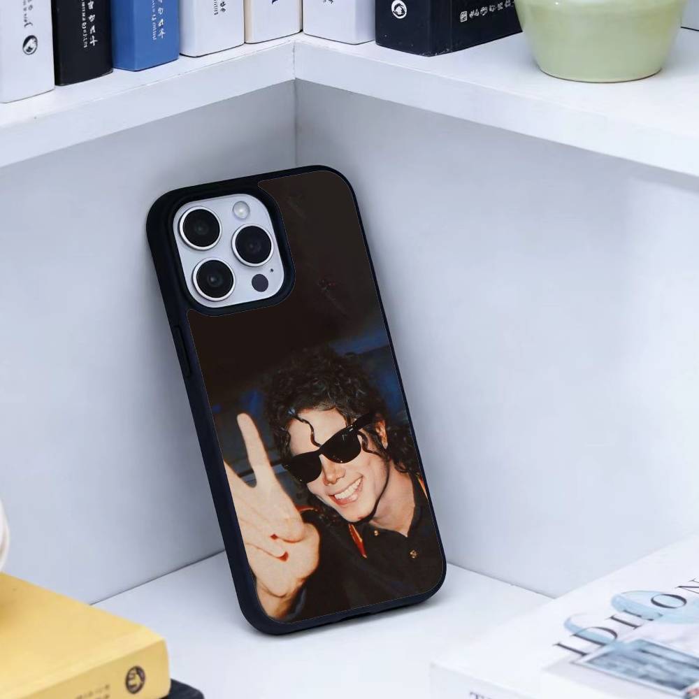 Чехол для телефона с певцом Майклом Джексоном для iPhone 14,16,15,13,17,12,Plus,Pro,Max Магнитный Для Magsafe Матовый Чехол