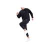 Li Ning Sweat Series Удобный дышащий спортивный костюм для фитнеса и отдыха, унисекс, черный LWLU005-1