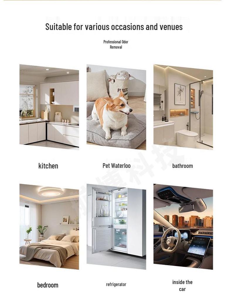 Перезаряжаемый мини-генератор озона для холодильника, обувного шкафа, ванной комнаты и удаления запахов от домашних животных