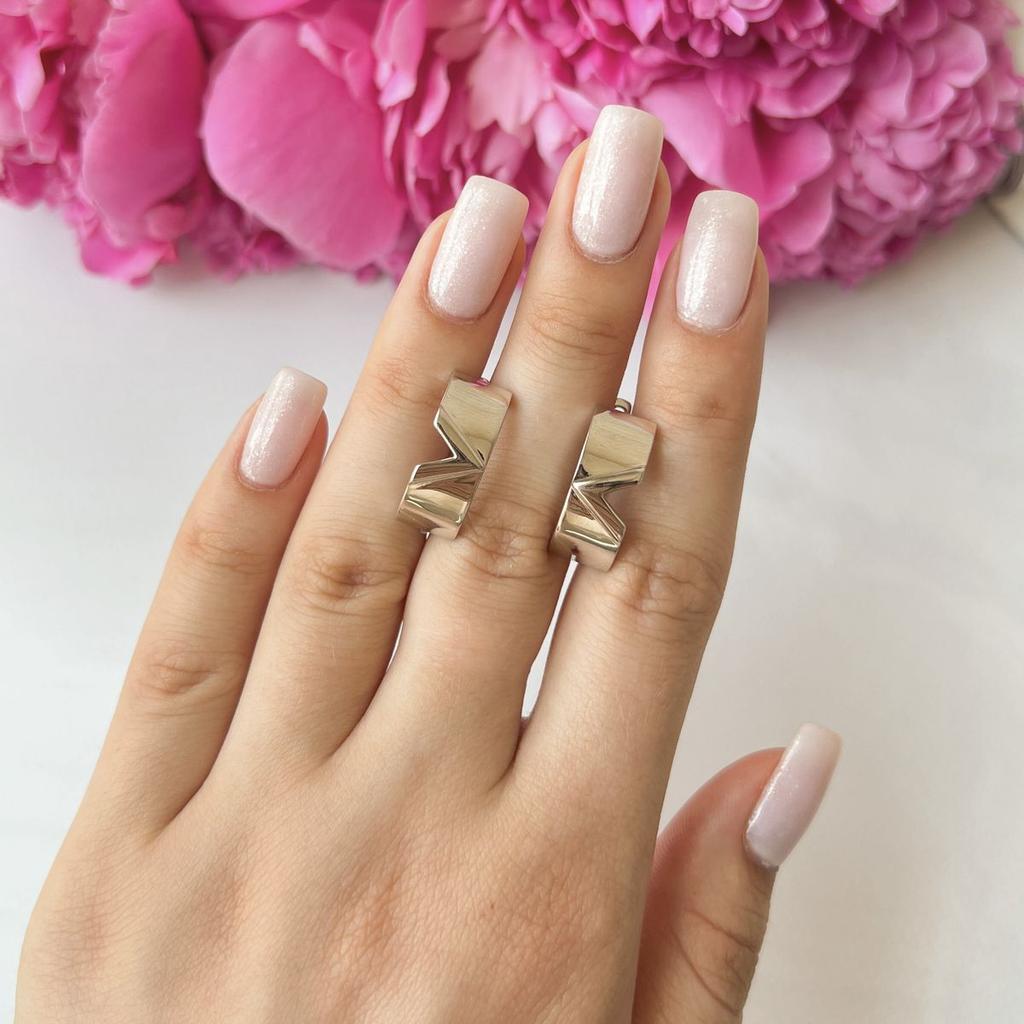 Серебряные серьги без камней (2143413)