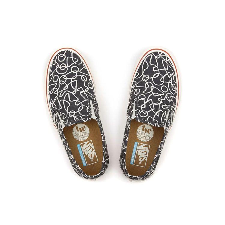 Vans Кроссовки-слипоны унисекс SF с текстурированной волной Серый многоцветный асфальт VN0A5HYQB8Y