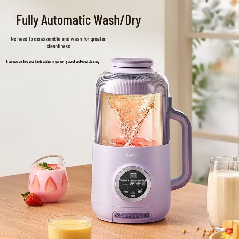 DAEWOO Quiet Wall-Breaking Soy Milk Maker & Food Processor SM06 CN plug (adapter included)