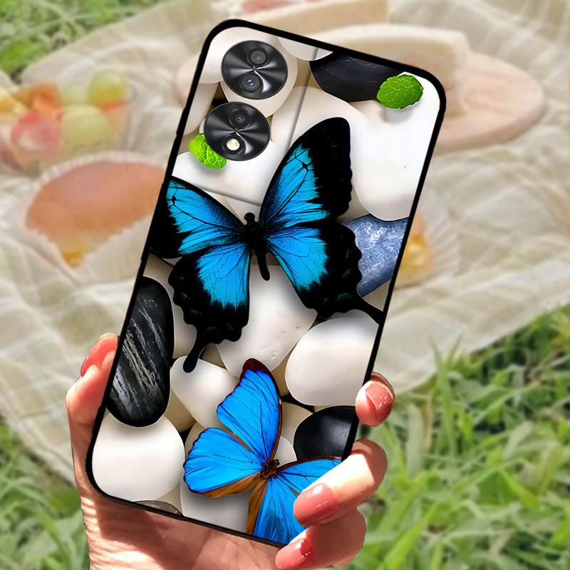 For TCL 40 NxtPaper 4G Case Cover For TCL 40 NxtPaper Silicone Soft Marble Black Bumper Coque for TCL 40 NxtPaper 4G Protective