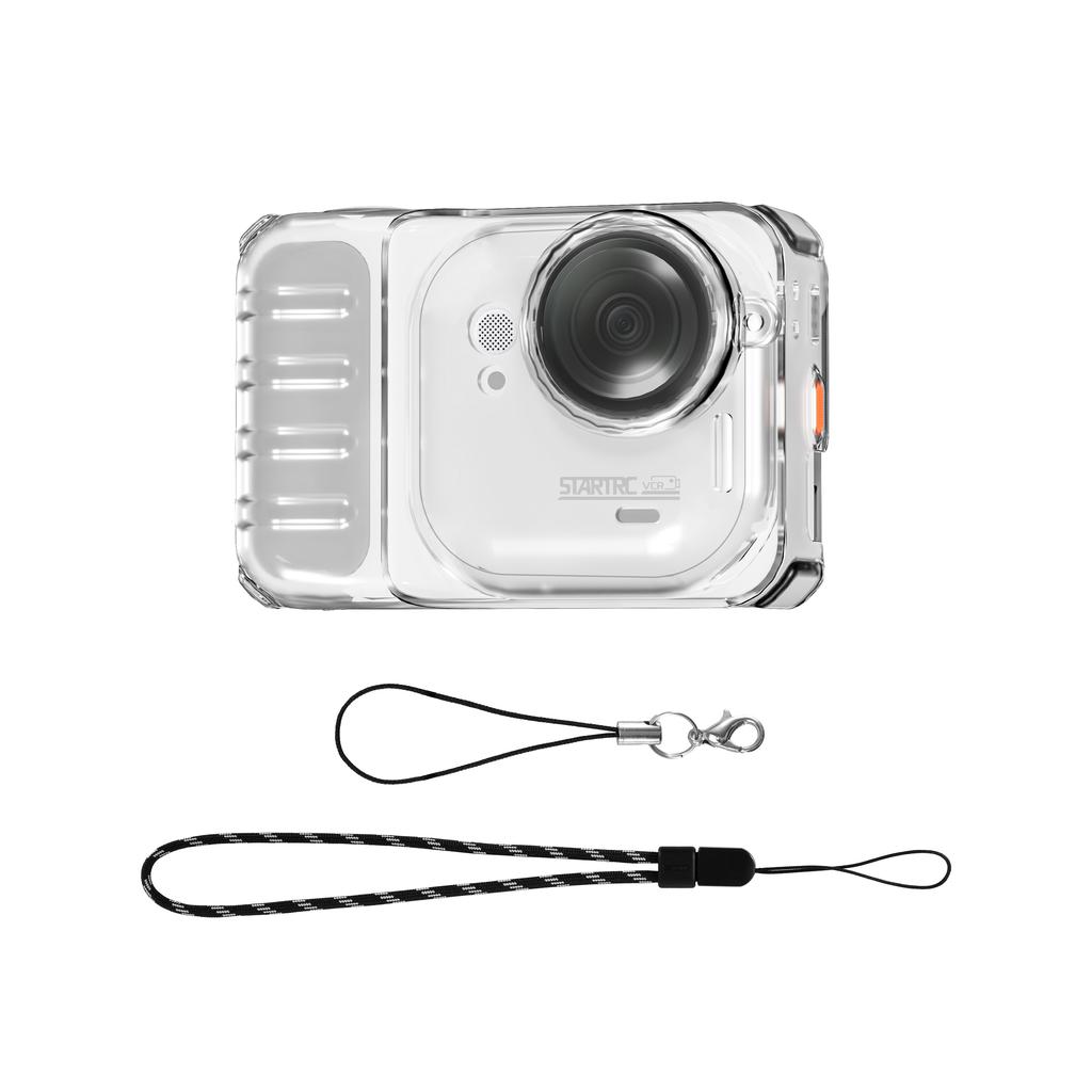 STARTRC Protective Cover Case for Insta 360 Go Ultra Accessories Shockproof Anti-Scratch Washable Transparent Cover Anti-Slip Dustproof Protection