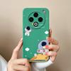 For Tecno Spark 30 Pro 30C Phone Case Cool Astronaut Full Coverage Anti Drop Shell For Spark 30 4G 5G Liquid Silicone Back Cover