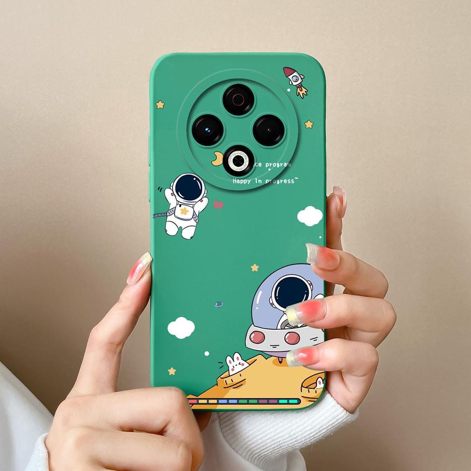For Tecno Spark 30 Pro 30C Phone Case Cool Astronaut Full Coverage Anti Drop Shell For Spark 30 4G 5G Liquid Silicone Back Cover