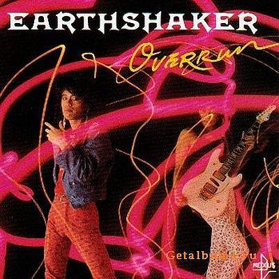 Виниловая пластинка EARTHSHAKER Overrun K28P635 NEXUS 1986 Япония Японский PopRock Б/у