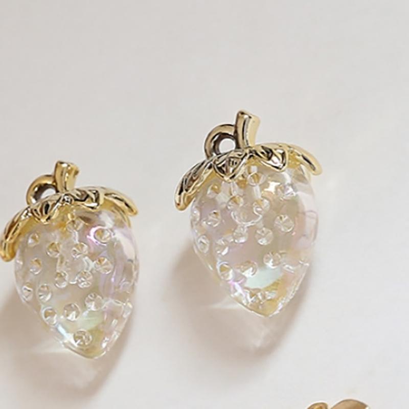 1 шт. Kawaii милый желейный брелок клубника украшение рюкзак кулон для девочек кошелек подарки ювелирные изделия