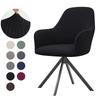 Jacquard Dining Room Chair Covers Elastic High Arm Chair Seat Slipcover Home Armchair Protector for Office Party Wedding Banquet