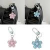 Elegant Cherry Blossom Resin Keychain With Detachable Carabiner Clip Key Chain For Keys Wallets And Gift Giving