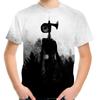 Children Birthday Clothes SCP Horror Game Siren Head Funny 3d Print Tshirts Casual T Shirts For Boys Girl Summer Kids Tees T-Shirts