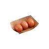 200Pcs Waterproof Boat Shape Snack Bowl Oil-proof Kraft Paper Trays Hot Dog Containers  Taco