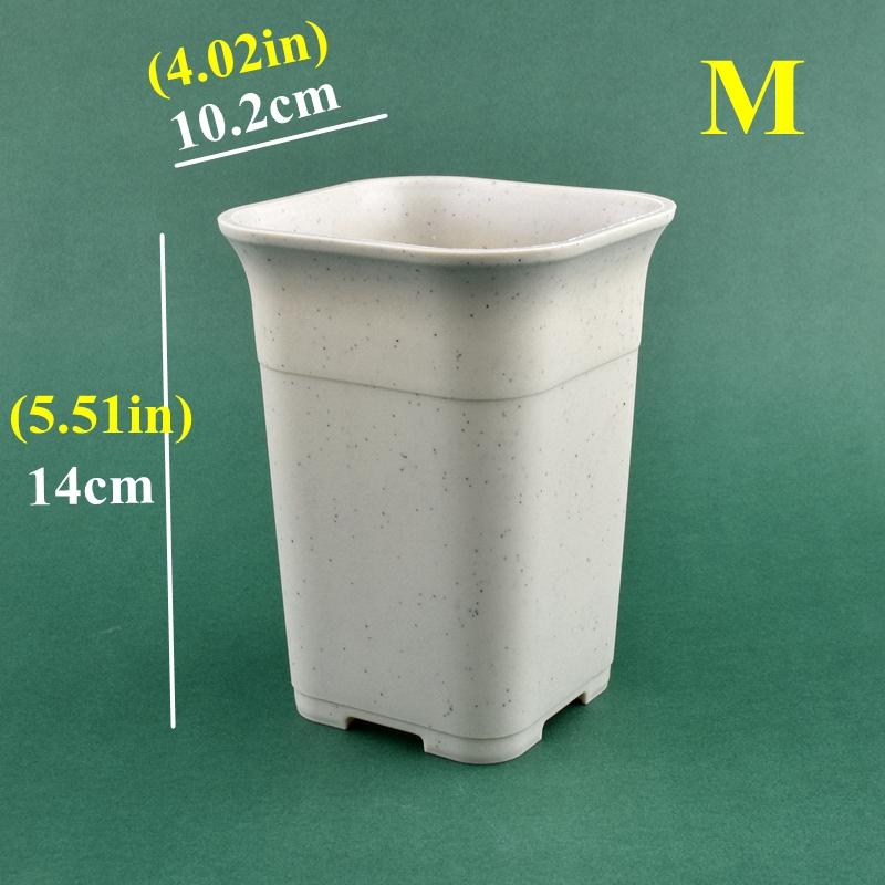 5/10 шт. утолщенный цветочный горшок с высокой талией квадратный суккулентный кактус корневой контрольный горшок для выращивания растений контейнер для садовых цветов