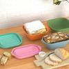 Silicone Bread Basket Baking Dessert Oval Dough Bread Proofing Baskets Collapsible Storage Fermentation Sourdough Basket Kitchen