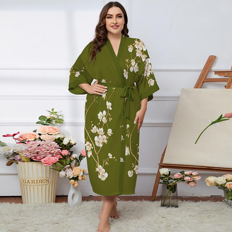 Большие размеры женские новые летние легкие роскошные модные пижамы