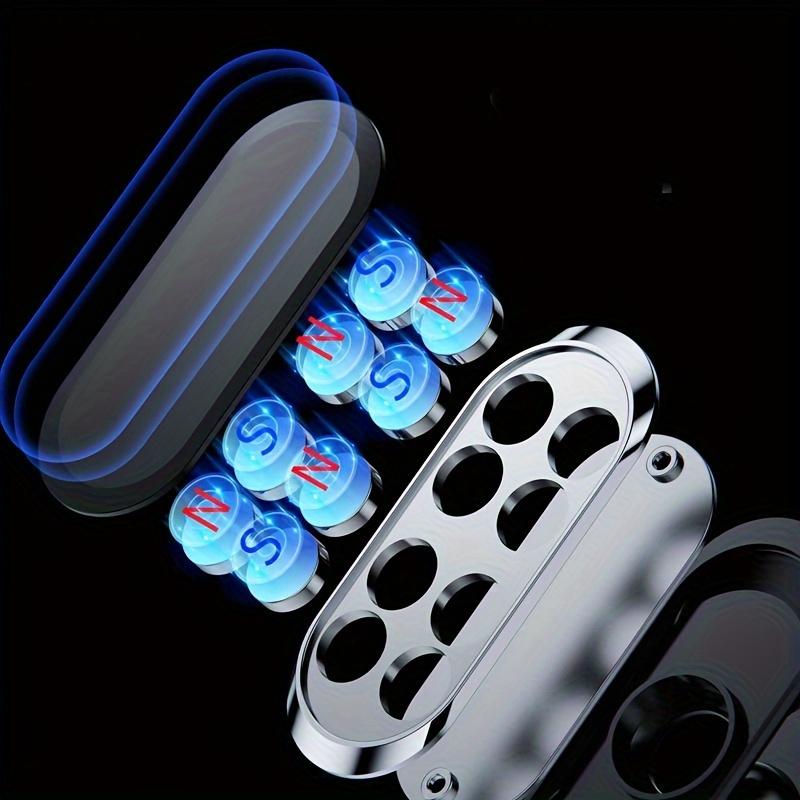 Универсальный магнитный автомобильный держатель Прочный алюминиевый сплав, Водонепроницаемый и Ударопрочный, Регулируемый на 360 градусов для приборной панели