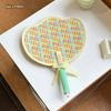 Traditional Summer Household Hand-Woven Large Palm Fan for Children, Babies, and Infants, Durable Banana Leaf Small Fan