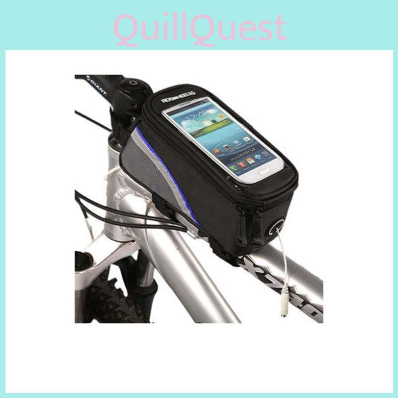 Cycling Handlebar Bag With Touch Screen Compatibility For Mountain Biking