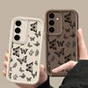 Ударопрочный чехол-бабочка для Samsung Galaxy S23 S24 Ultra A A4 G A6 S2 A3 A2 A14 A34 A1 A3 S20 FE S21 S22 Ultra Capa