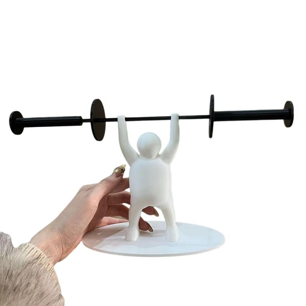 Тяжелоатлет Держатель для туалетной бумаги Штанга Держатель для салфеток Смешной держатель для туалетной бумаги Отель