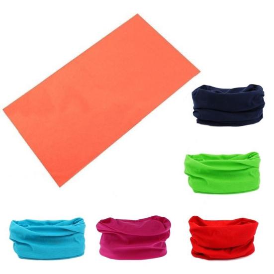 Женский однотонный велосипедный платок, бандана, шарф, головной убор, теплый