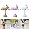 Деревянная фигурка кролика Зайчик Фигурка из дерева Ремесло Животное Декор Декоративная статуэтка для дома Шкафа Гостиной Офиса Домашний декор