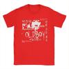 Unisexs Oldboy Movie T Shirts Pure Cotton Clothes Unique Short Sleeve O Neck Tee Shirt Printing Tshirt