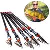 Spinning Fishing Rod Telescopic Fishing Rod 99% Carbon Portable Sea Water Fishing Carp Bass Salmon