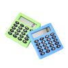 Студенческий маленький мини электронный калькулятор конфетного цвета, расчетные канцелярские принадлежности,