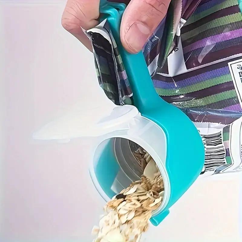 1 шт. Зажим для герметизации для сохранения свежести Зажим для герметизации Носик для высыпания овсянки Зажим для пакета со снеками Влагонепроницаемый зажим для герметизации Артефакт для герметизации пакетов