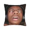 Funny Anchor Ishowspeed Square Pillowcases Polyester Sofa Cushion Case Cool Decorative Throw Pillow Case 40*40