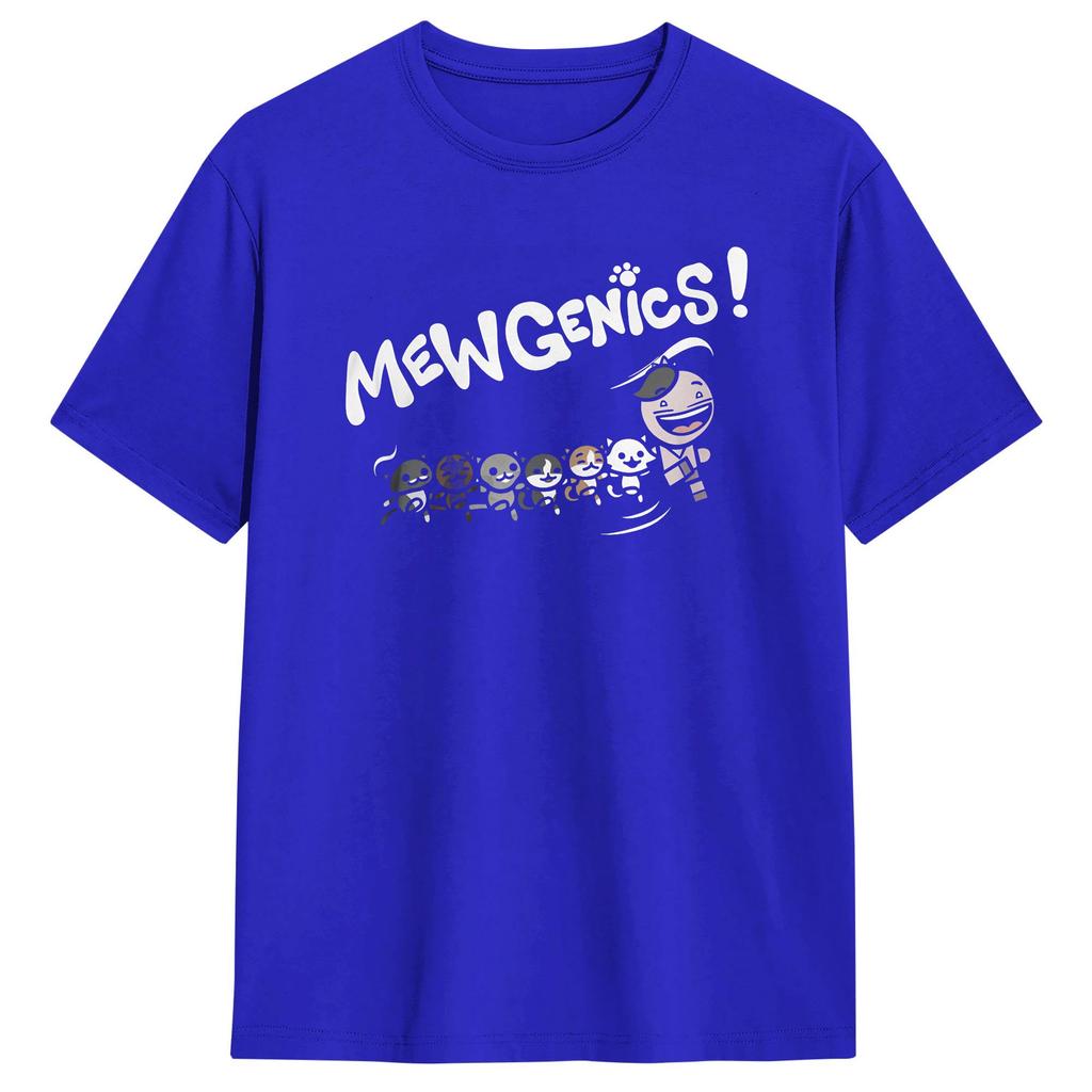 Vintage Mewgenics Tshirt For Unisex Round Neck Pure Cotton T Shirts Video Games Short Sleeve Tees Graphic Printed Clothing
