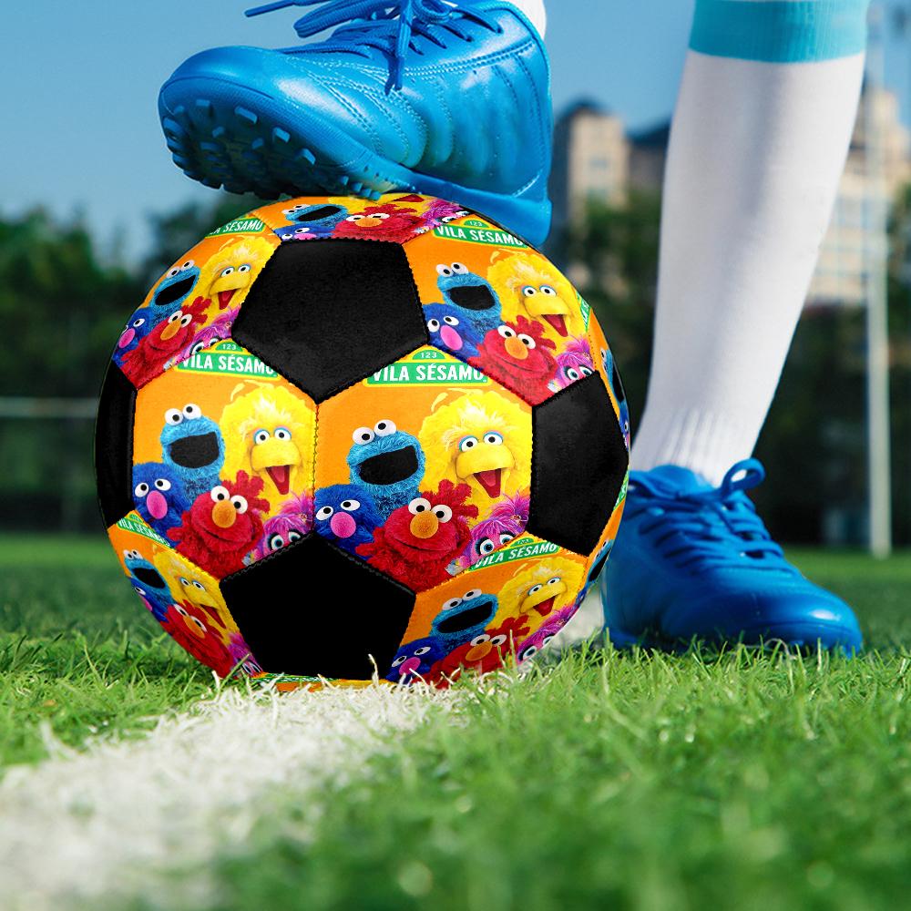 Sesame Street Theme Size 5 Soccer Ball, Suitable for Both Indoor and Outdoor Matches, a Gift Suitable for Everyone.