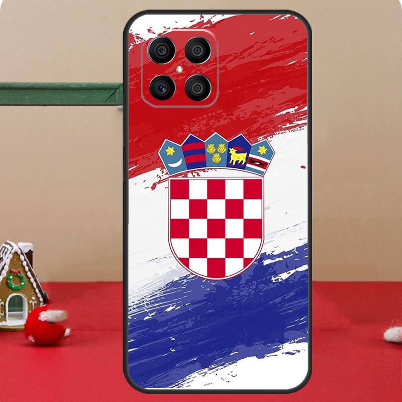 Чехол с флагом Хорватии для Honor Magic 6 7 8 Pro Honor 400 200 70 90 Lite X8c X8b X9a X9b X9c X9d Win RT Чехол