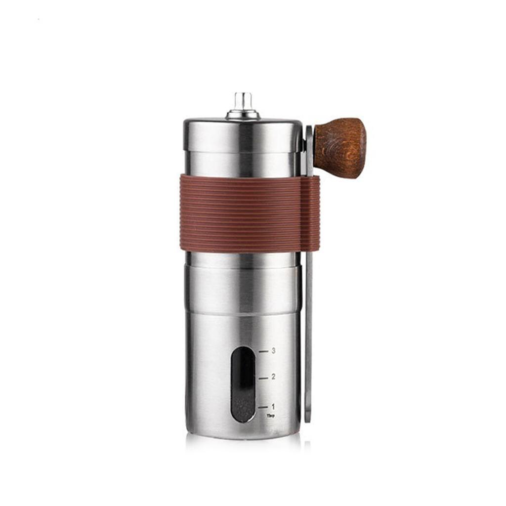 Leeseph Manual Coffee Grinder, Stainless Steel Versatile Hand Crank Mill, Coffee Machine Accessories for Espresso, Turkish Brew