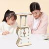 1 Set DIY Gravities Scale Model Kit Handmade Wooden Puzzle Platform Balance Building Crafts Kids STEM Educational Science Experiment Toy