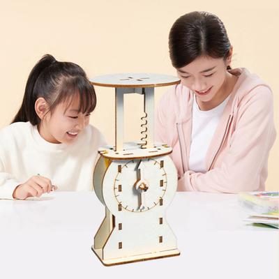 1 набор DIY Gravities Scale Model Kit Handmade Wooden Puzzle Platform Balance Building Crafts Kids STEM Educational Science Experiment Toy
