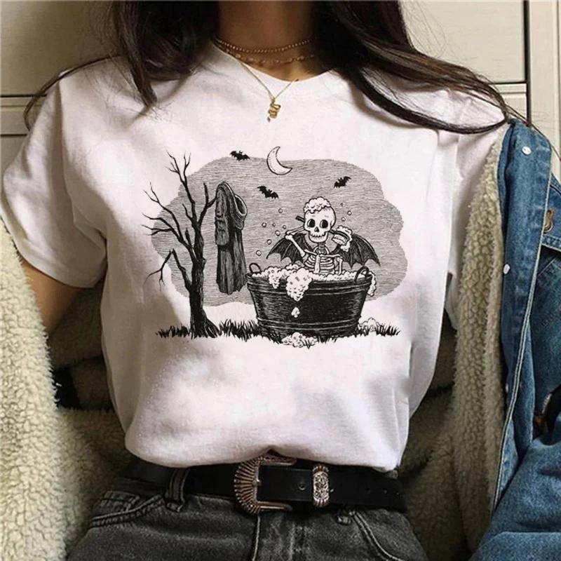 Cartoon Retro Tshirt Top Fashion Trend Style s Cartoon Autumn Autumn Halloween Thanksgiving Womens Fashion Tshirt Women