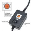 200W High Power Hair Glue Furnace 140 celsius  220 celsius  Temperature Adjustable Hot Melting Pot Aluminum Alloy