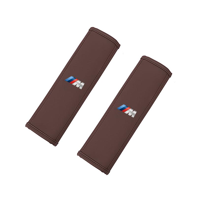 Car Seat Shoulder Belt Cover Protector Pad Accessories Sticker For BMW X1 X3 X4 X5 E46 E90 F20 E60 E39 F10 M1 M2 M3 M5 M6 E87 M KS6