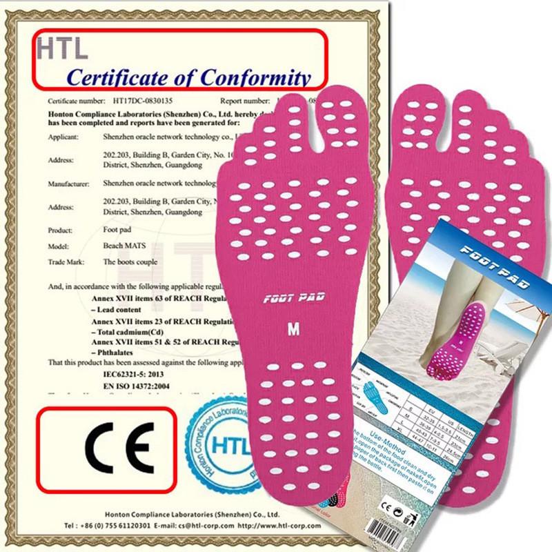 Premium Quality Foot Stickers Shoes With Waterproof Adhesive For Hypoallergenic Comfort