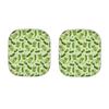 2Pcs Plants Pattern Sun Shades Reflective Windshield Covers Foldable UV Protection Vehicles Sun Visor for Cars SUVs