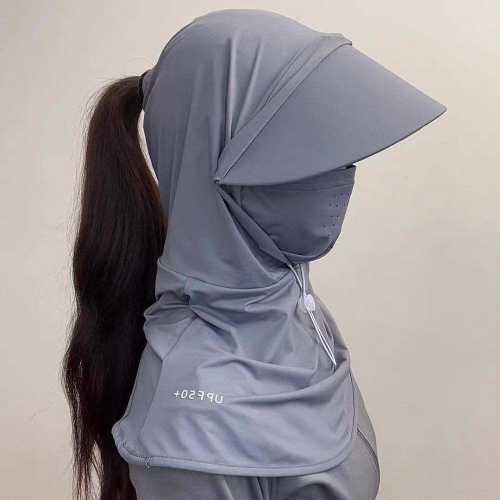 Кепка-козырек из ледяного шелка, дышащая, солнцезащитная, новая летняя кепка для занятий спортом на открытом воздухе