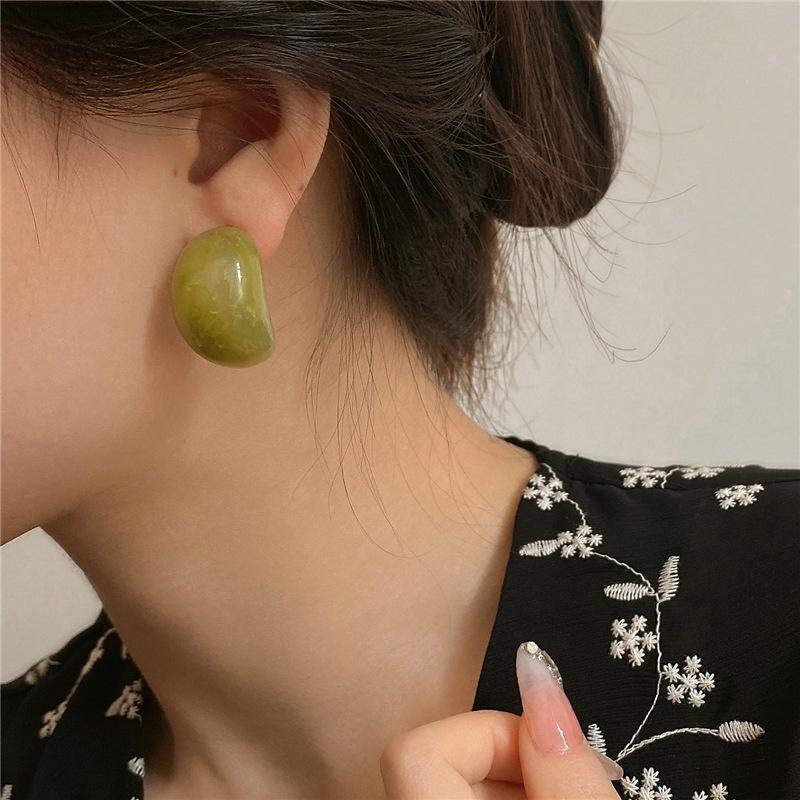 Уникальные летние красочные акриловые серьги для женщин в винтажном стиле и моде