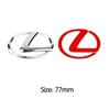Emblems For Lexus ES240 ES250 ES350 IS250 IS300 RX270 GS NX300 RX300 RX350 RX400H 64/77mm Steering Wheel Emblem Cover Sticker Ca