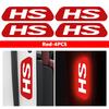 Car Door Safety Warning Mark Reflective Sticker Lighting Luminous For MG Cyberster 4 EV ES5 HS ONE GT GS 3 ZS 5 7 6 WW27