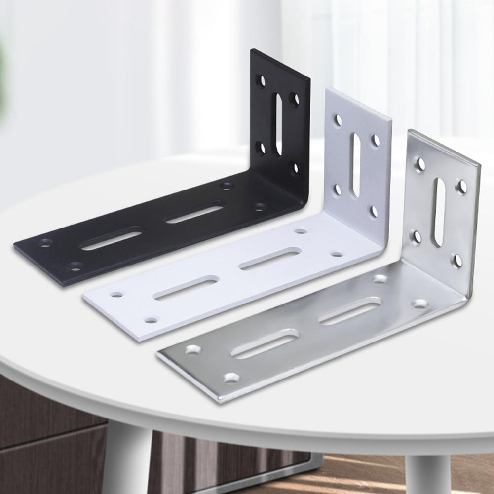 Угловые кронштейны в форме буквы L, угловой код, фиксированный угловой кронштейн под углом 90 градусов, мебельный соединитель, крепеж для шкафа и доски
