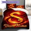 Galatasaray S Custom Name Pattern Bedding,Quilt Set Quilt Cover Pillowcase Home Birthday Gift(1 * duvet cover + 2 * pillowcase, without core)