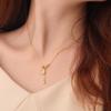 New Star Moon Flowing Pendant Necklace with A Feminine Temperament, Light Luxury, Niche Design, Collarbone Chain
