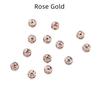50pcs/lot 4 6 8 10mm Rhinestone Rondelles Crystal Bead Loose Spacer Beads for DIY Jewelry Making Accessories Supplie